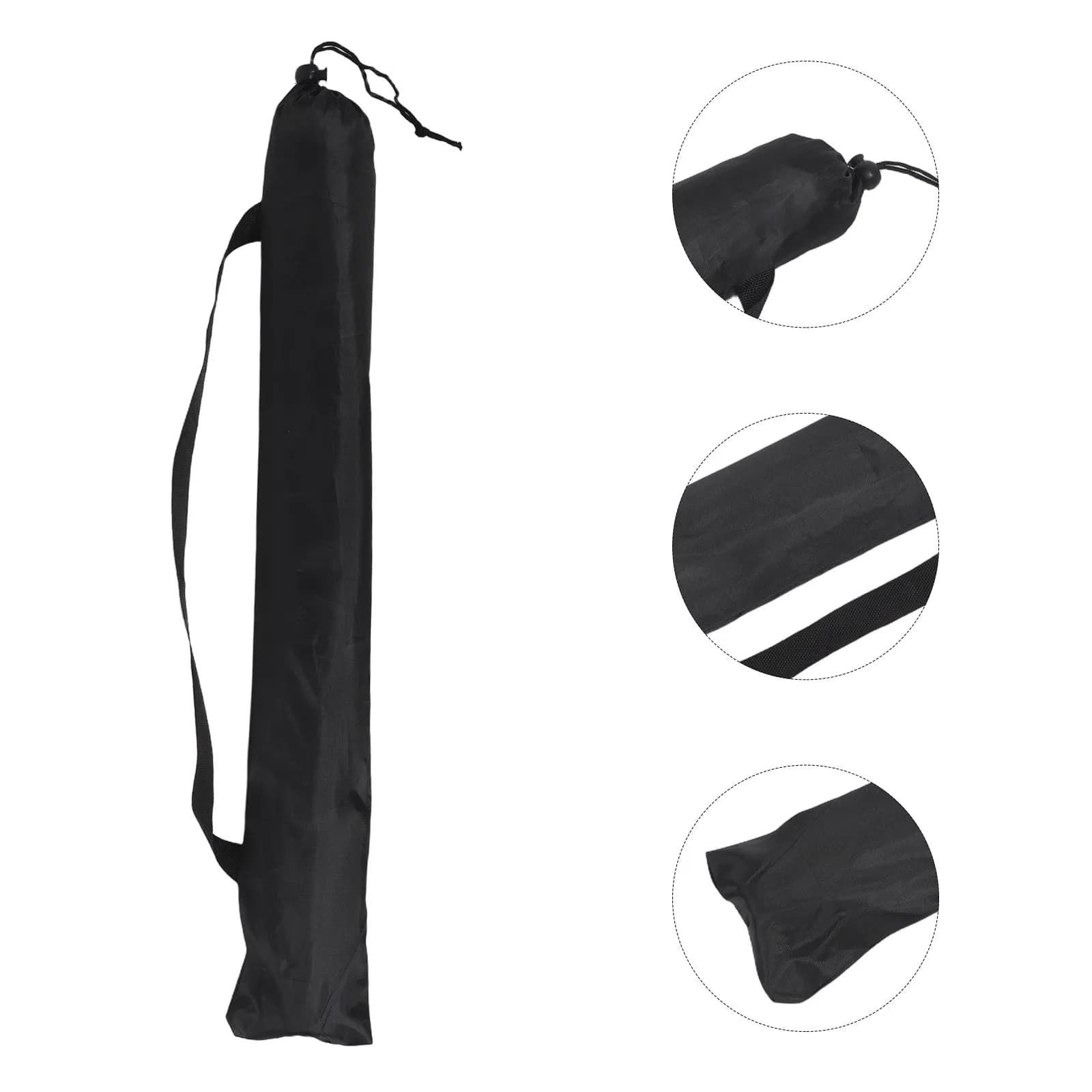 2Pcs Baseball Bat Bag Portable Lightweight Collapsible Poles Carrier Shoulder Hand-Carry Sleeve for Trekking Hiking Camping