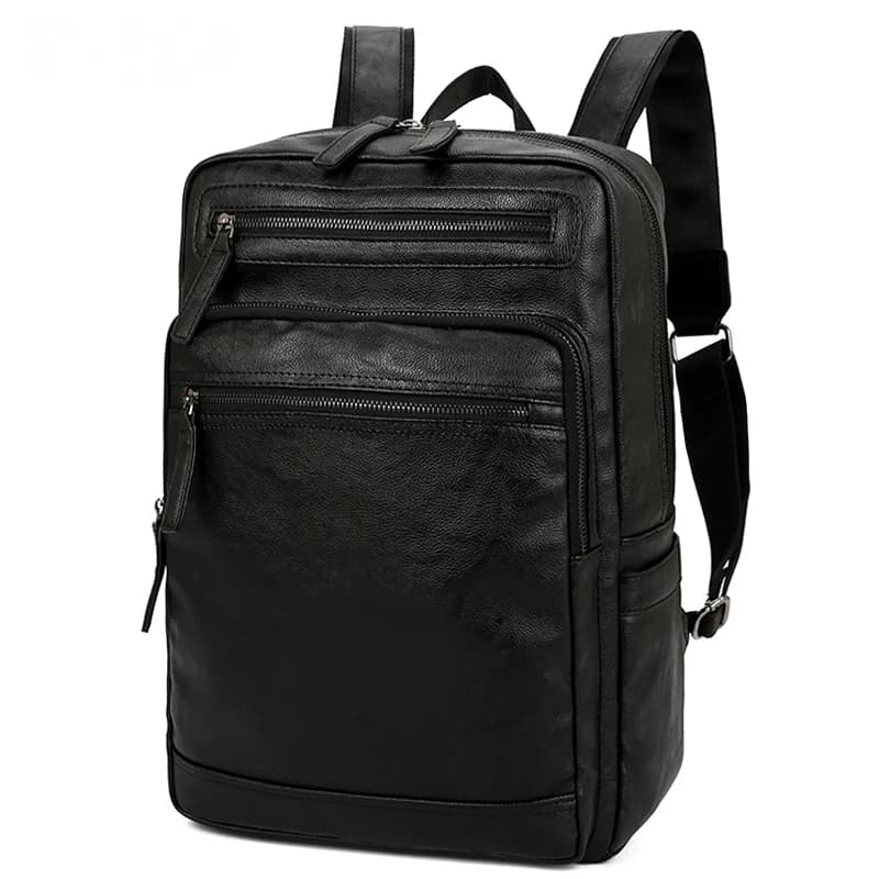 2025 Sheepskin Business Shoulder Bag Male Travel Backpack Laptop School Bag High Quality Men's Daypacks For Teenager Boys