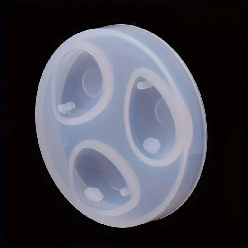 Kit per Creazione Gioielli Fai da Te: 1/2 Pezzi Stampo in Silicone per Collana con Pendente a Goccia di Cristallo e Orecchini, Resina Adesiva