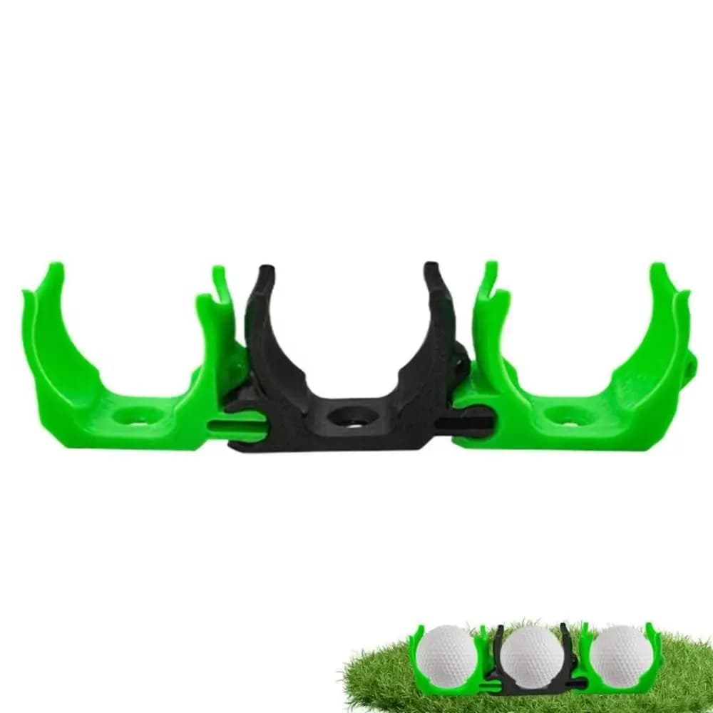 Set di 3 Porta Palline da Golf, Leggeri e Componibili, Design Portatile, Organizzatore in Plastica per Palline da Golf per Atleti