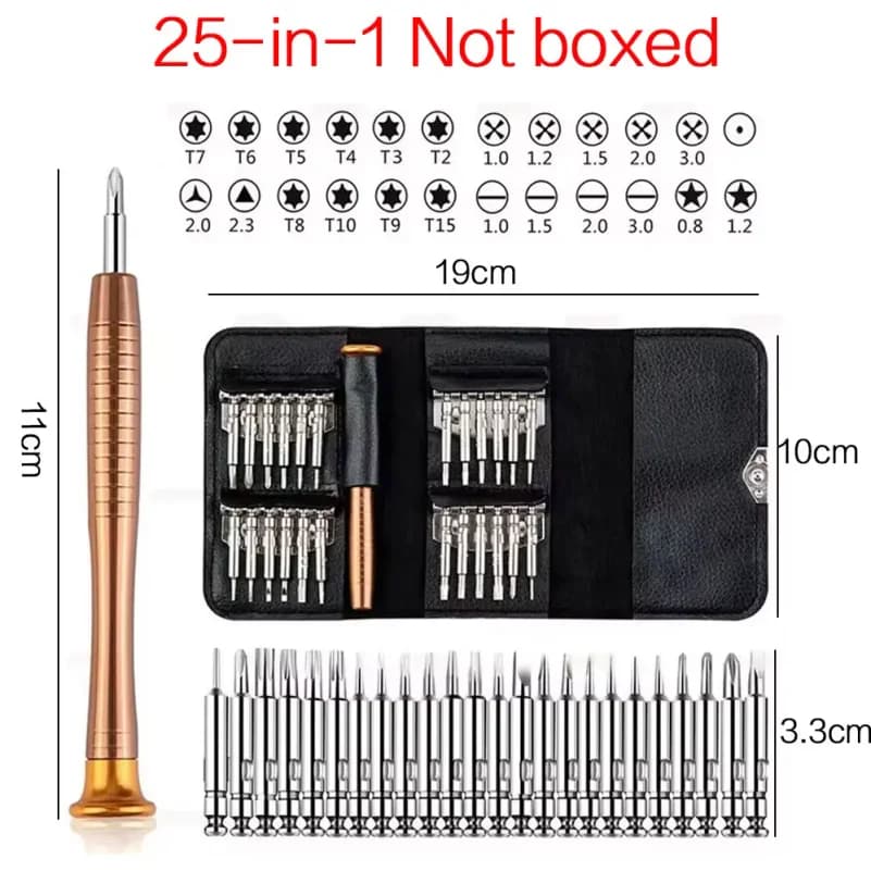 Precision Screwdrivers Set, Laptop Tools Kit, Professional Computer Repair Kit 152/25 in 1, Torx T5 T6 Screwdrivers