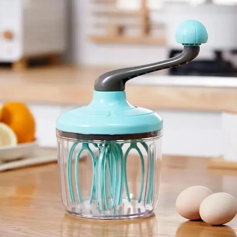 Frusta manuale multifunzionale Semi-automatico Uovo Bianco Crema Torta Uovo Miscelatore a mano Frullino a manovella Utensili per la casa Cocina