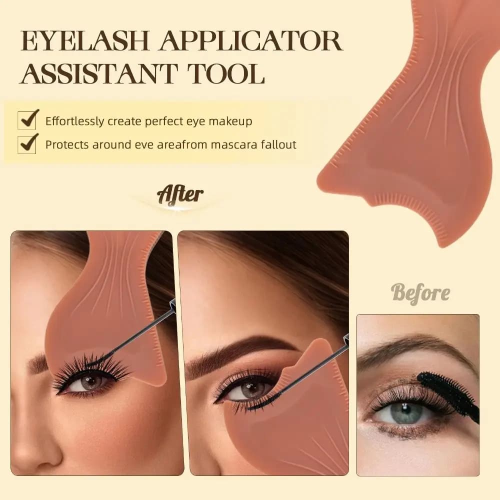 Silicone Material Eye Makeup Assistant Liquid Foundation Multi Function Eye Shadow Applicator Eyeliner Eye Makeup Color Palette