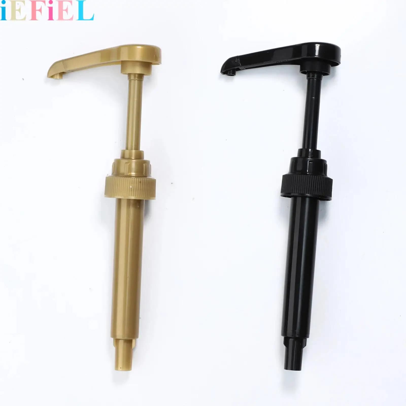 Bottiglie di plastica trasparenti da 2 pezzi con set di dispenser per pompe per bottiglia con pompa ricaricabile per shampoo all'olio, sapone liquido, massaggio