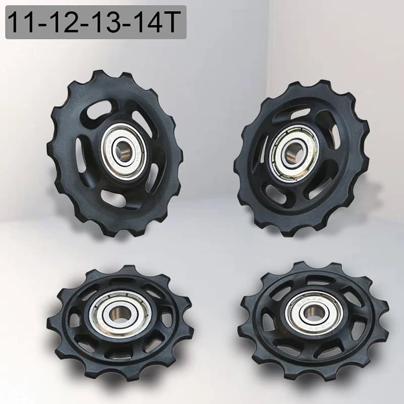11T 12T 13T 14T Cuscinetto Ruota guida posteriore per bicicletta Bici da strada Jockey Deragliatore posteriore Puleggia Rullo per kit di riparazione Sram