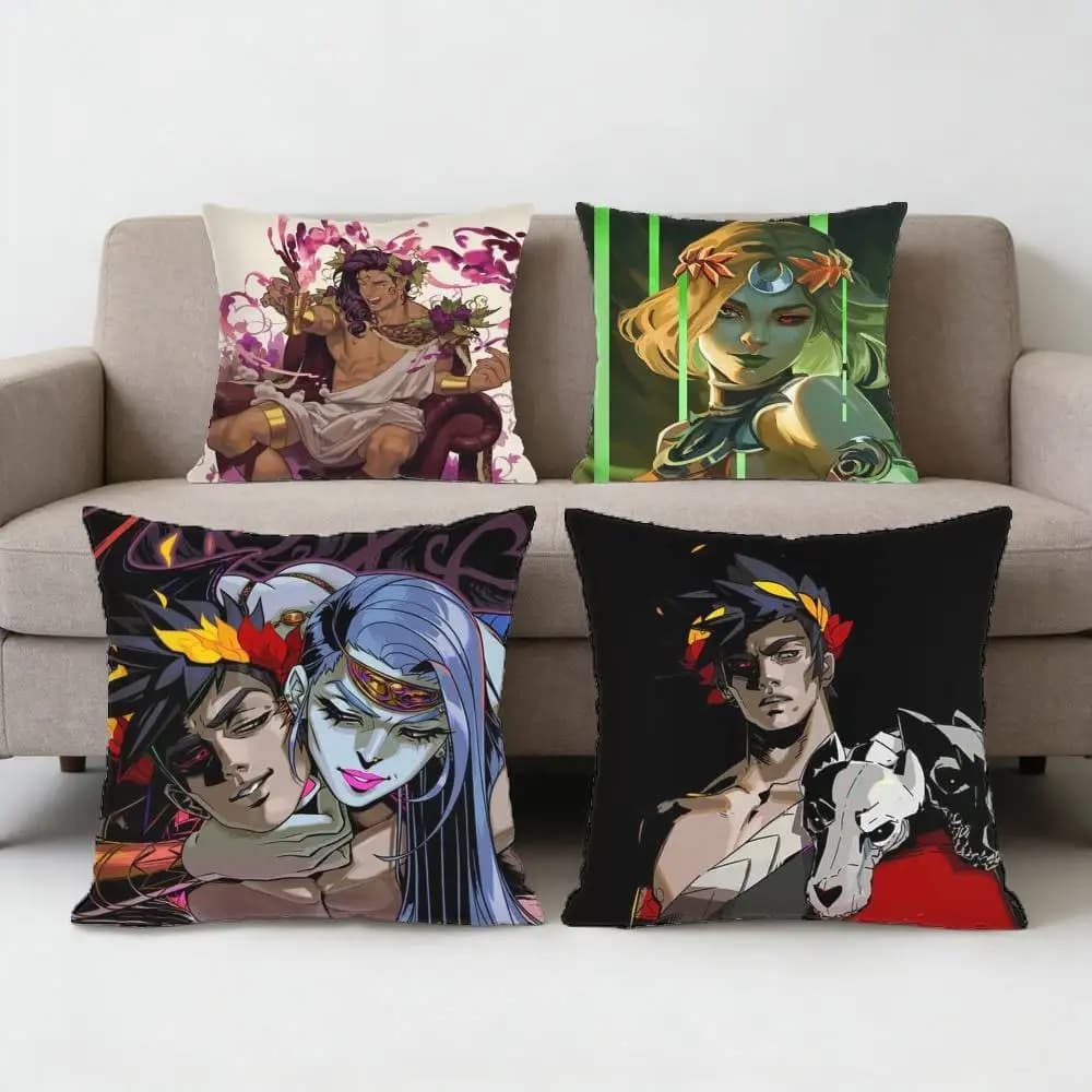 Game Hades Pillow Case Sofa Living Room for Bedroom car Headboard Backrest Cushion Square Cushion Nap Time