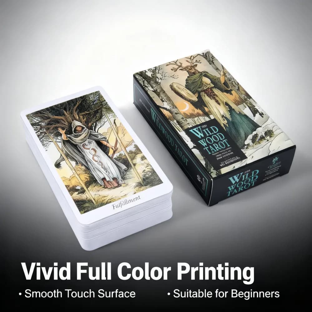 The Wild Wood Tarot Cards A 78 Oracle English Visions Divination Edition Deck Borad Playing Games