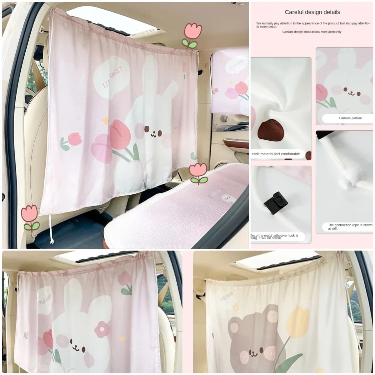 NUOVA Tenda Parasole per Auto, Divisorio Anteriore e Posteriore, Tenda Privacy Interna, Protezione Solare per Aria Condizionata, Isolamento Termico, Parasole per Bambini