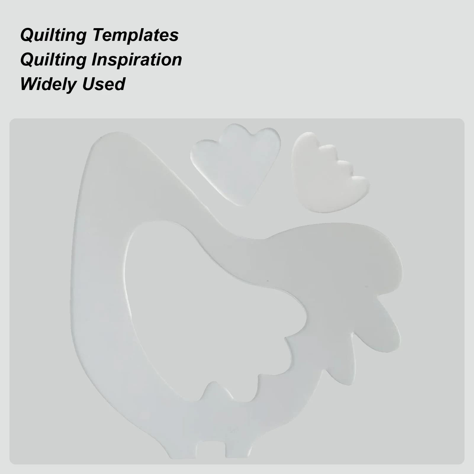 Quilting models for cutting models Set of models for chicken quilting Tools Supplies Pattern for beginners women