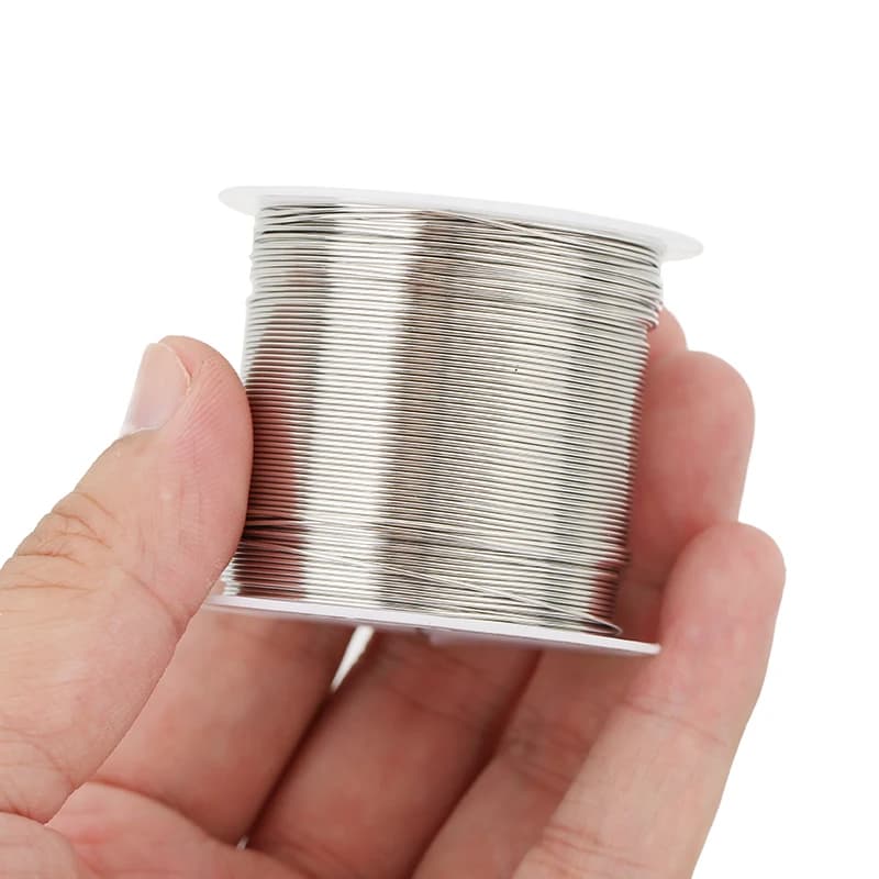 1 rotolo di acciaio inossidabile 0.2 0.3 0.4 0.5 0.6mm filo per perline filo forte diametro del cavo braccialetto stringa creazione di gioielli fai da te