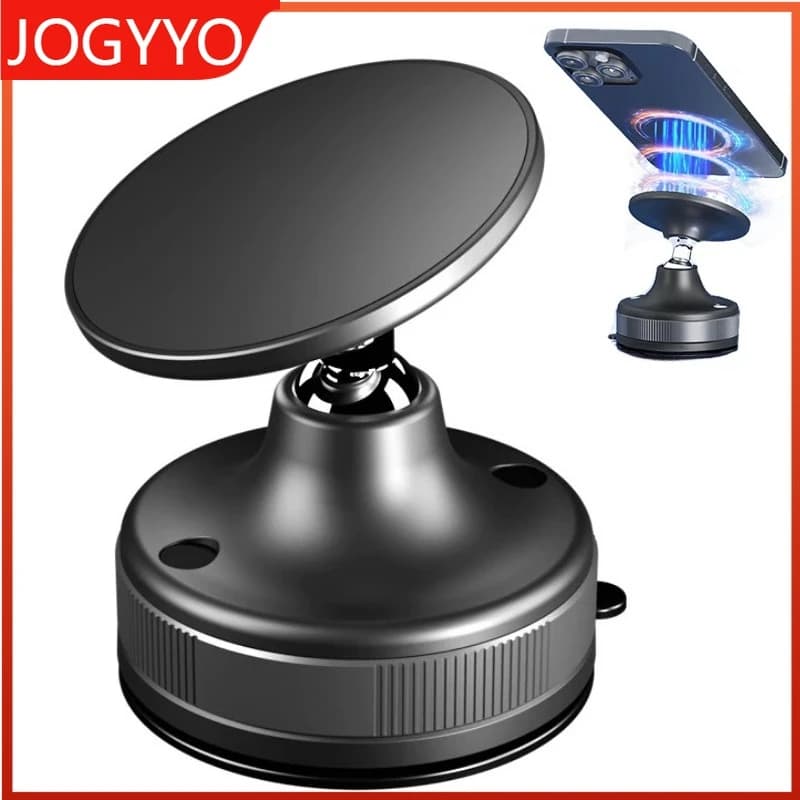 Nuovo Supporto per Auto Multifunzionale con Aspirazione a Vuoto 360° ° Supporto da scrivania con pad adesivo girevole per telefoni cellulari e navigazione GPS