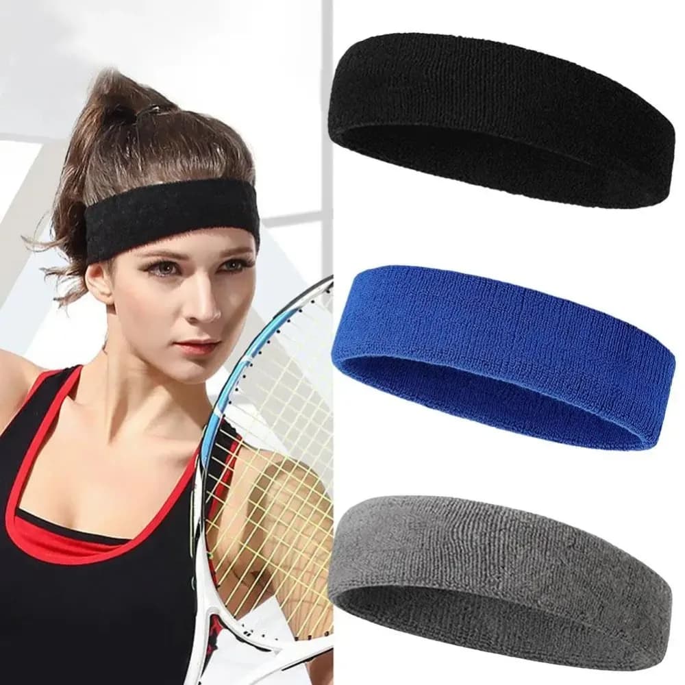 1 pz sweat band breathable sports band sweat head sweat bands for men and women for running tennis basketball volleyball