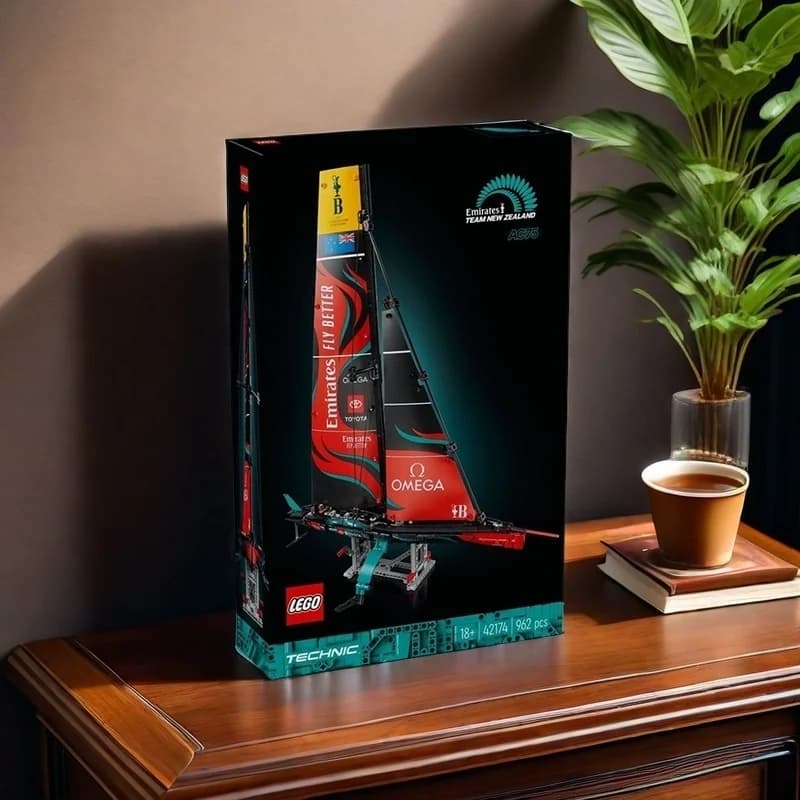 42174 Lego Emirates Team nuova zelanda AC75 Yacht, modello di barca da corsa per gli amanti della barca a vela, regalo per ragazzi e ragazze