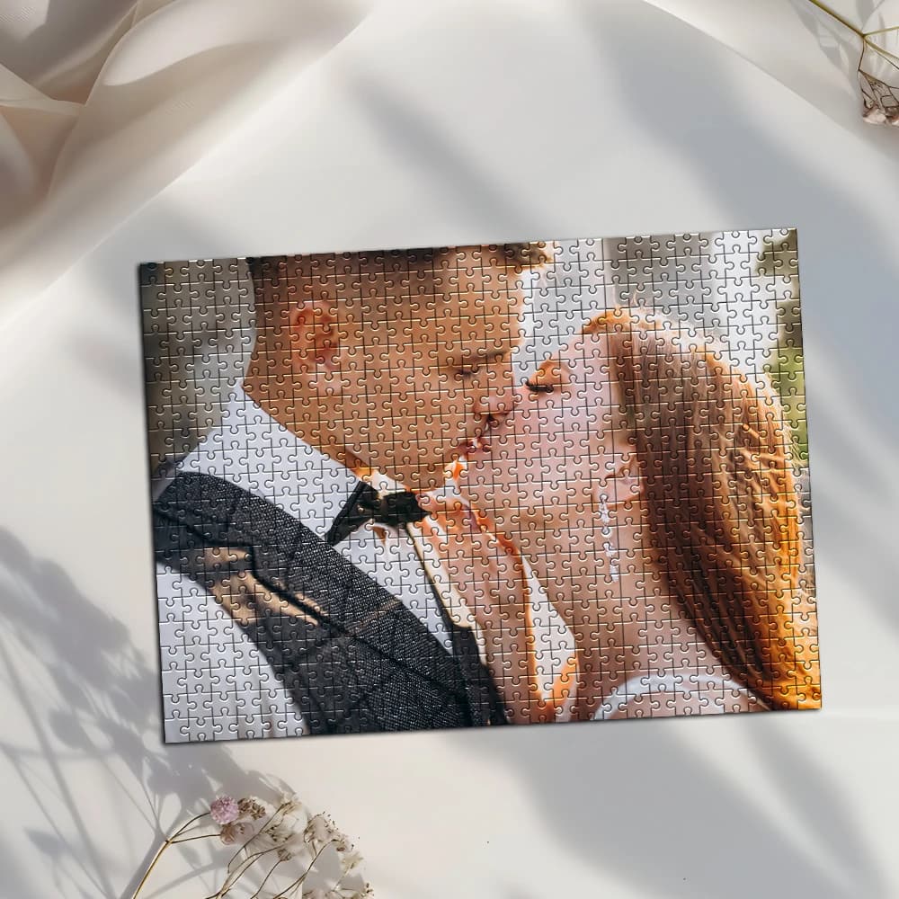 35/300/500/1000 pezzi Foto personalizzata personalizzata Puzzle Amante Souvenir Trasforma le tue foto in un puzzle unico Ideale