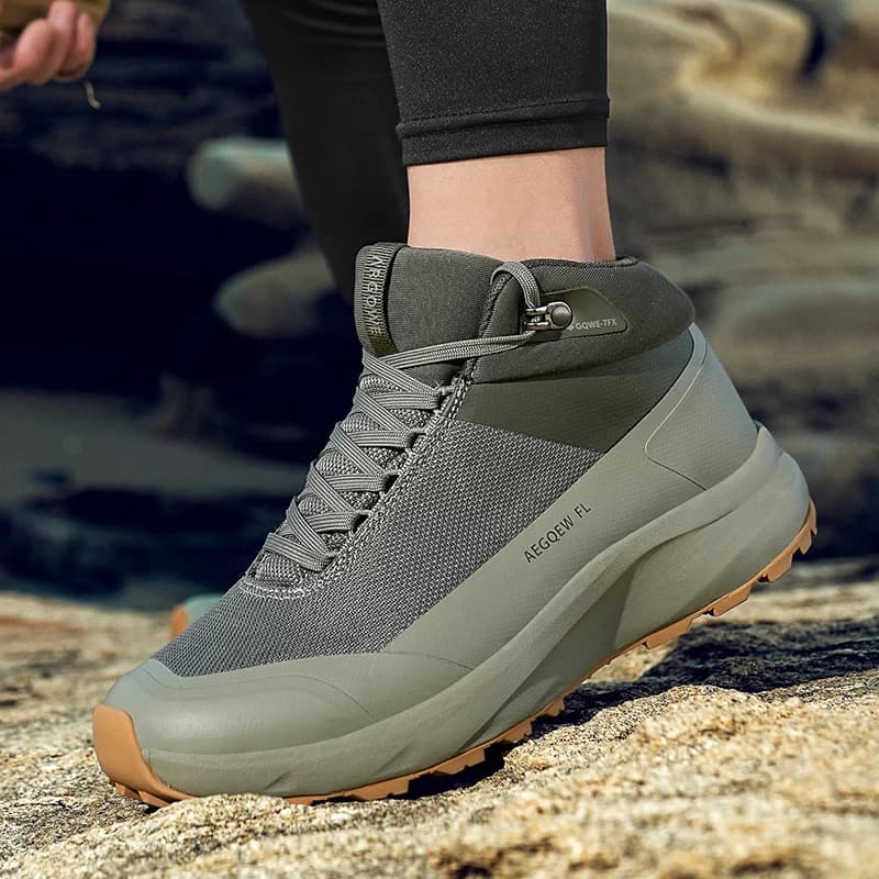 Scarpe da trekking impermeabili da uomo Scarpe da trekking da arrampicata antiscivolo per esterni per uomo Scarponi da trekking Scarpe da ginnastica sportive da uomo autunno inverno
