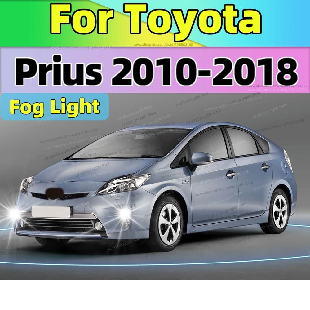 6000K LED Fendinebbia Auto Fendinebbia Lampadina Anteriore 20000LM Ultra Luminoso Per Toyota Prius 2010 2011 2012 2013 2014 2015 2016 2017 2018