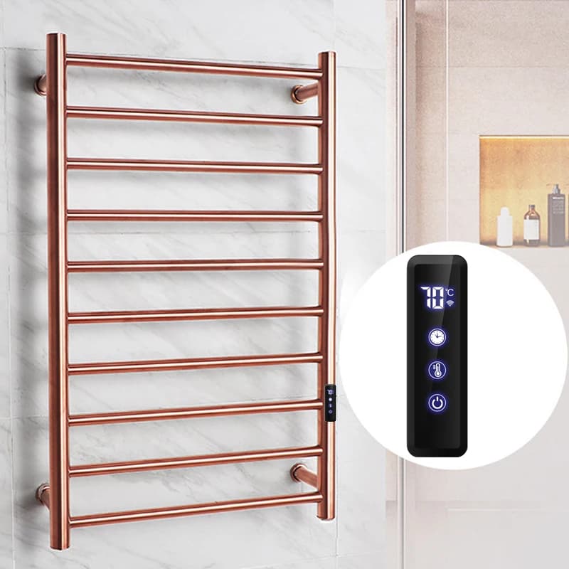 Portasciugamani elettrico 500*800*120(mm) in acciaio inossidabile 304 50 ° C+5 Asciugamano da bagno ad asciugatura rapida a temperatura costante 110 V/220 V