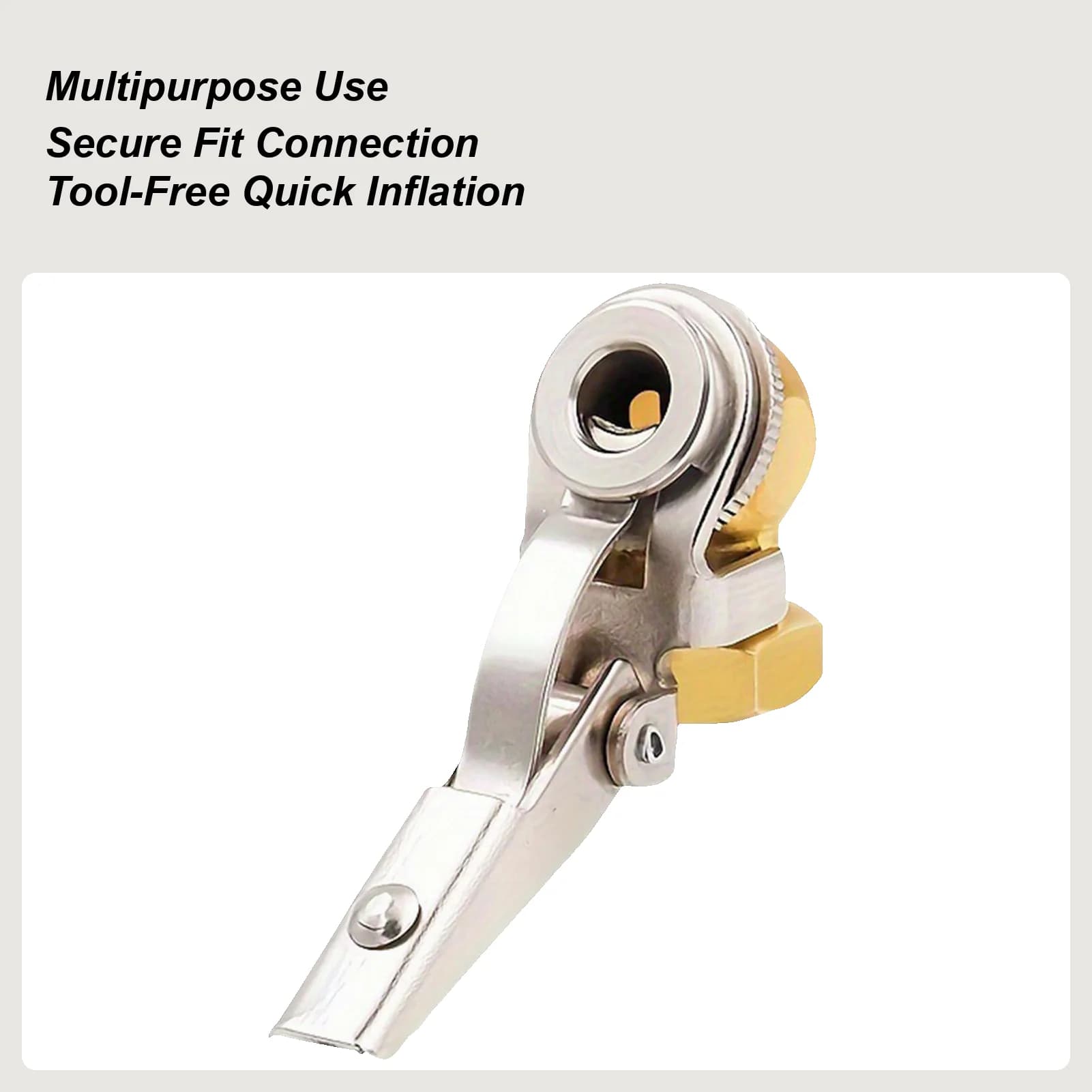 Mandrino ad aria Accessori per compressori resistenti a perdite Adattatore per tubo di gonfiaggio per pneumatici per auto per moto RV Camion Bici Scooter Auto