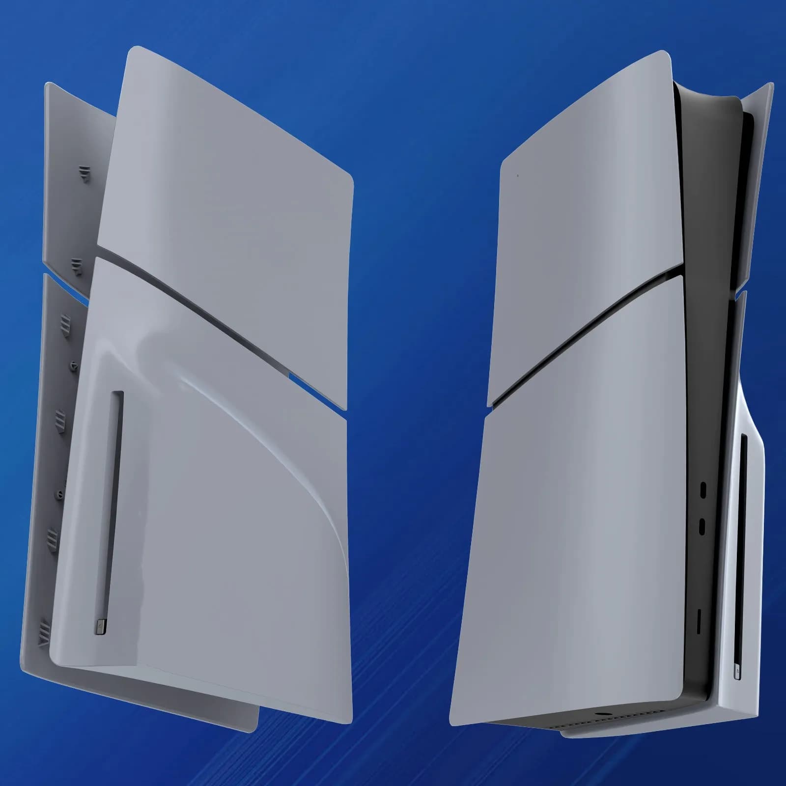 Limited Edition For PS5 Slim Gray Replacement Panel With 30th Anniversary Sticker For PS5 Slim Drive/Digital Console Accessories