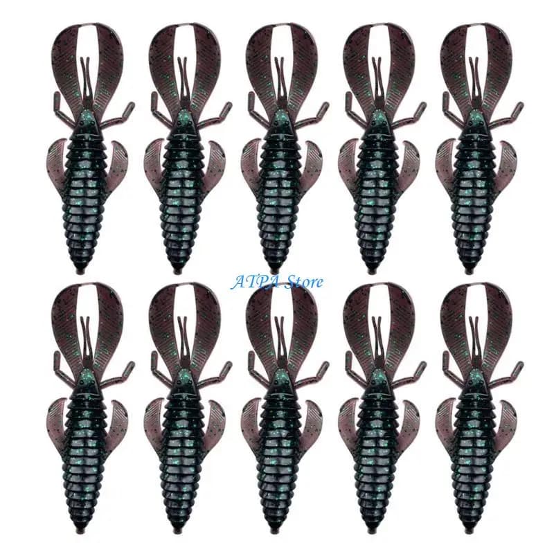 U13C 10Pcs Fishing Baits Lures Wacky Lures Worms Lures Worms Fishing Lures