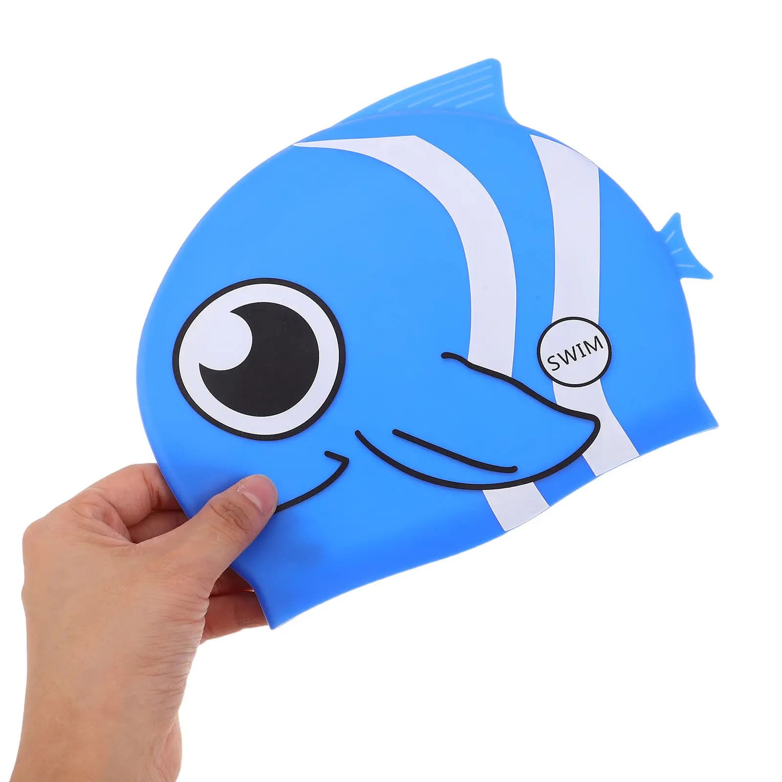 2 Pezzi Cuffie da Nuoto in Silicone a Forma di Pesce Cartone Animato, Impermeabili, con Protezione per le Orecchie, Morbide ed Elastiche, Attrezzatura da Piscina
