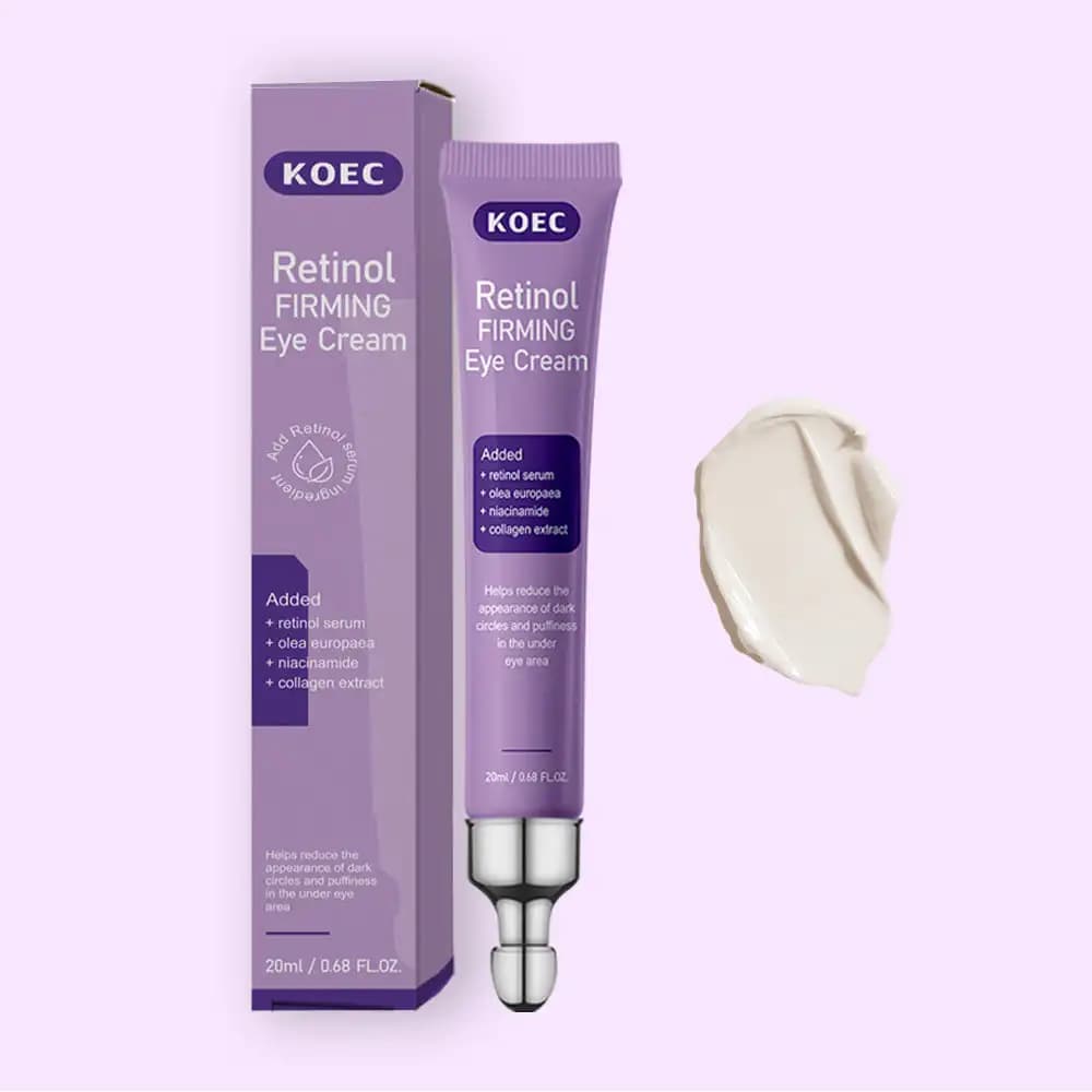 20ml KOEC Retinol Cream For Eyes Racking Nutrient Antiwrinkles Reduce Occhiaie Improve Bags For Eyes Niacinamide Collagen