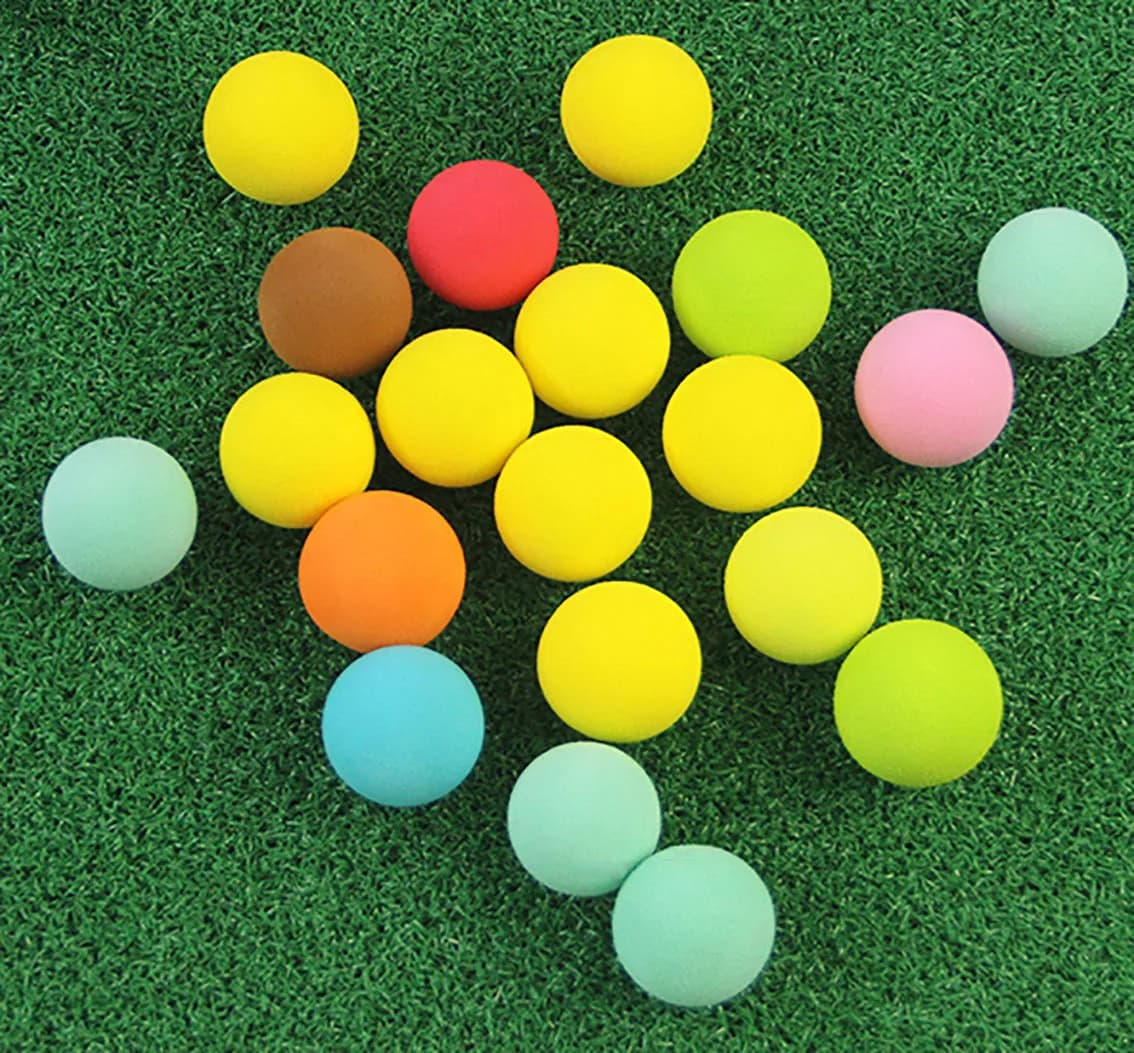 2-50 pz 14 colori diametro 30mm colorato schiuma EVA morbida spugna palla per fai da te fatto a mano pratica Golf Pet Toy
