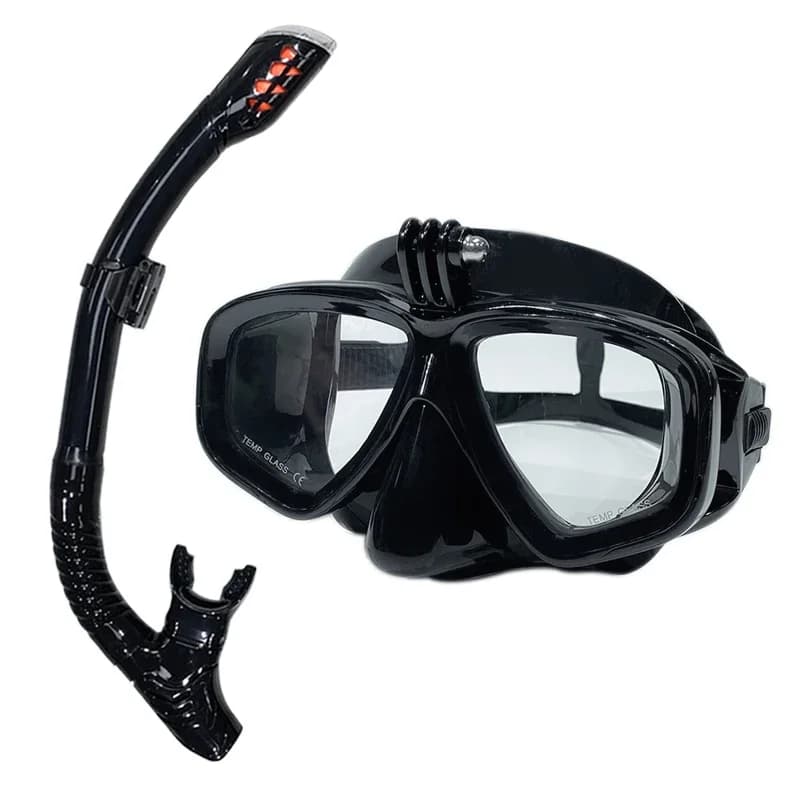 Professional diving glasses for underwater mask are suitable for completely dry underwater glasses with small sports camera GoPro