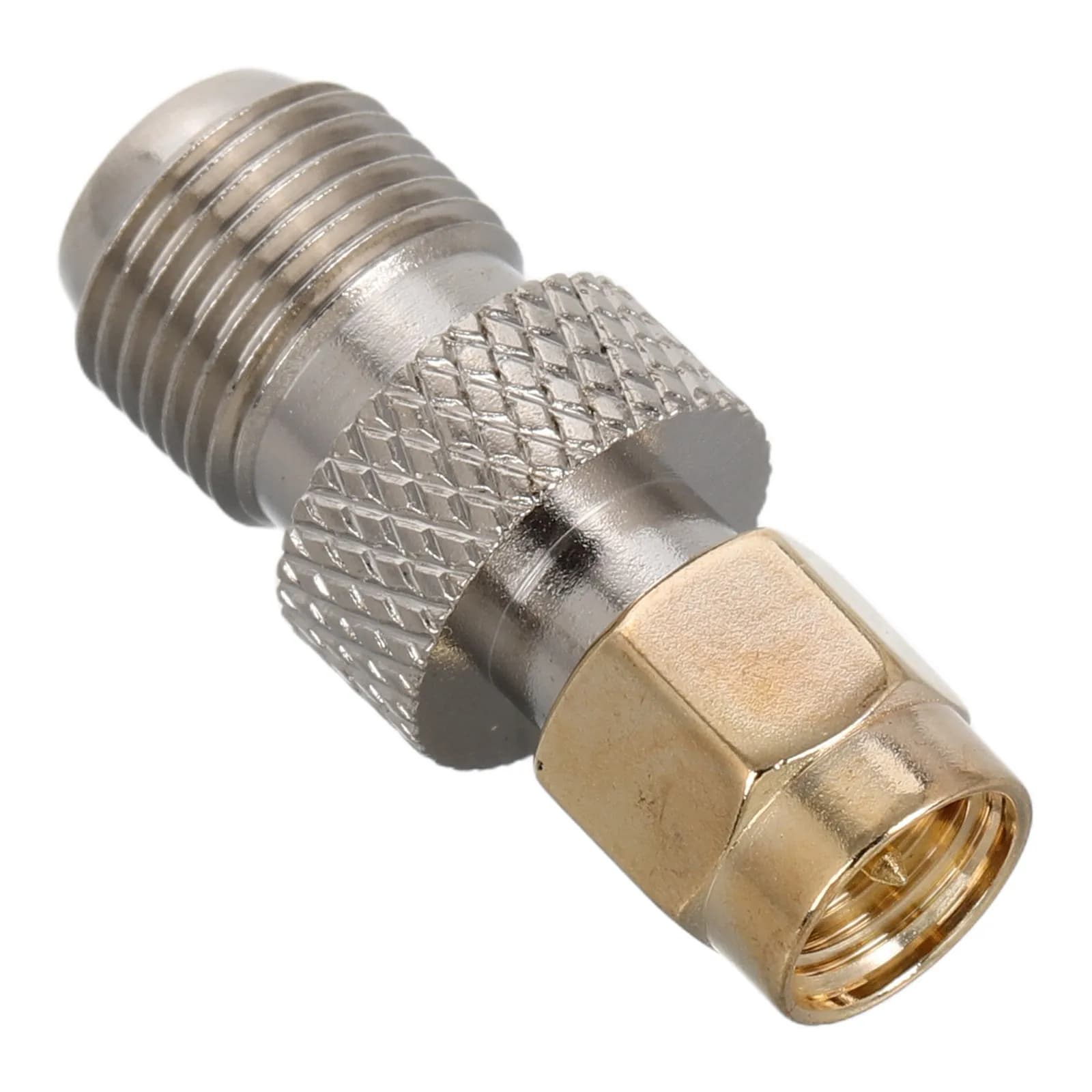 Adattatore di Segnale da Maschio a Femmina (F a K) per Connessione Stabile e Durevole di Antenne TV Satellitare, WiFi e Router
