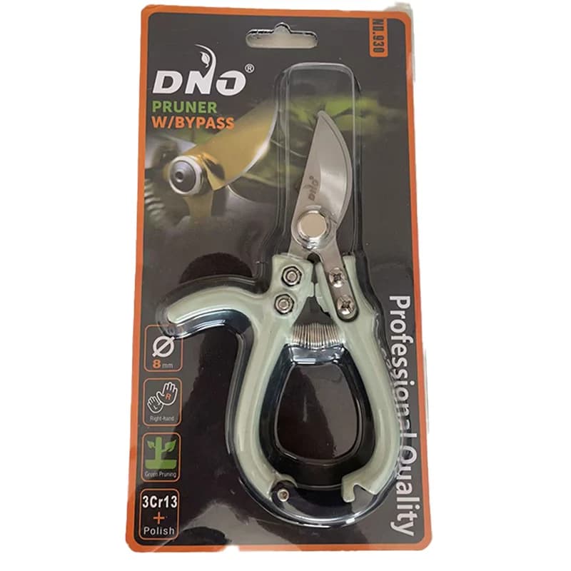 Garden Tools High Carbon Steel Professional Sharp Bypass Hand-powered Garden power SK5 Grade curved blades Grape pruning shears