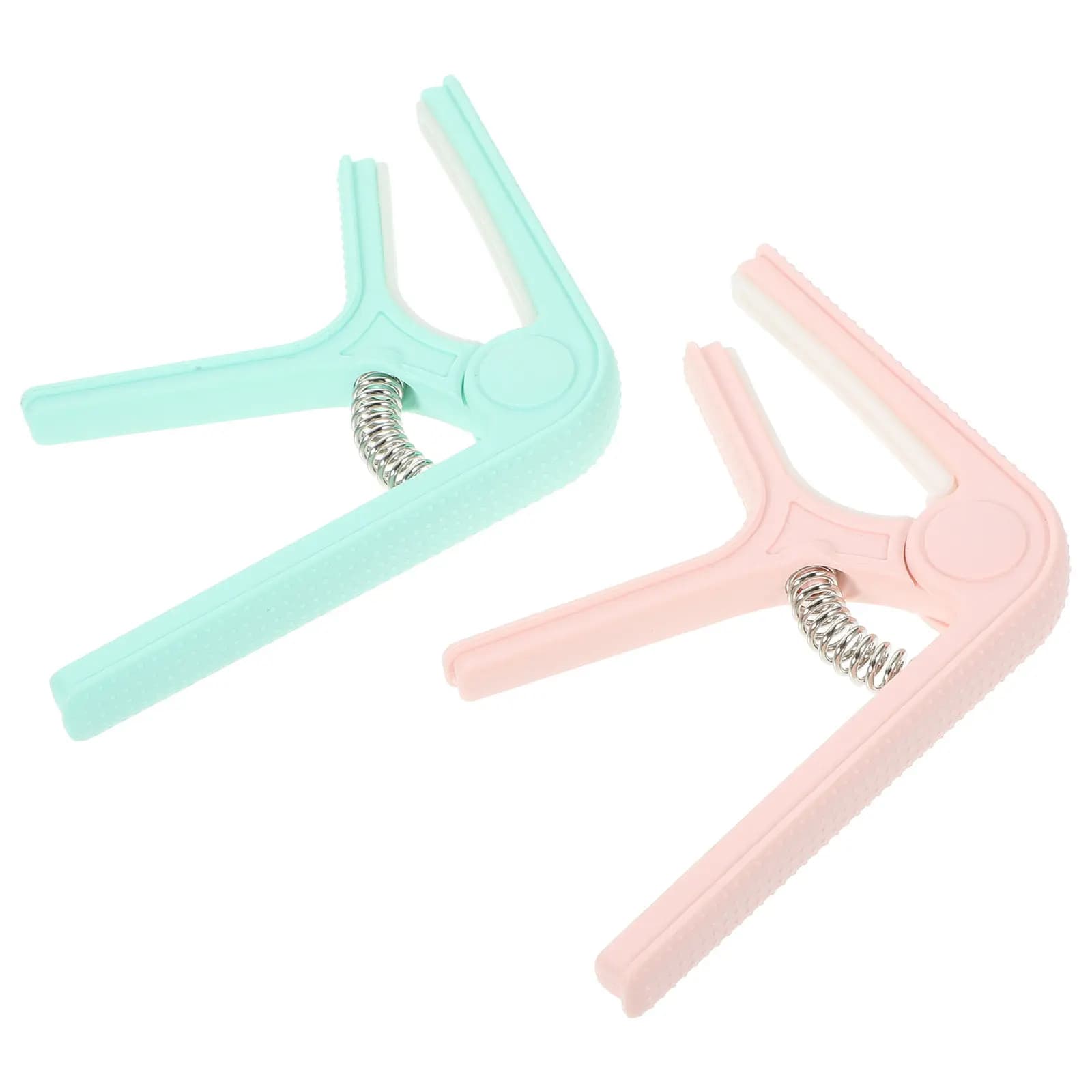 2Pcs Guitar Capo for Acoustic Electric Classical Guitar Ukulele Lightweight Portable Plastic Capo Easy to Use Beginner Friendly
