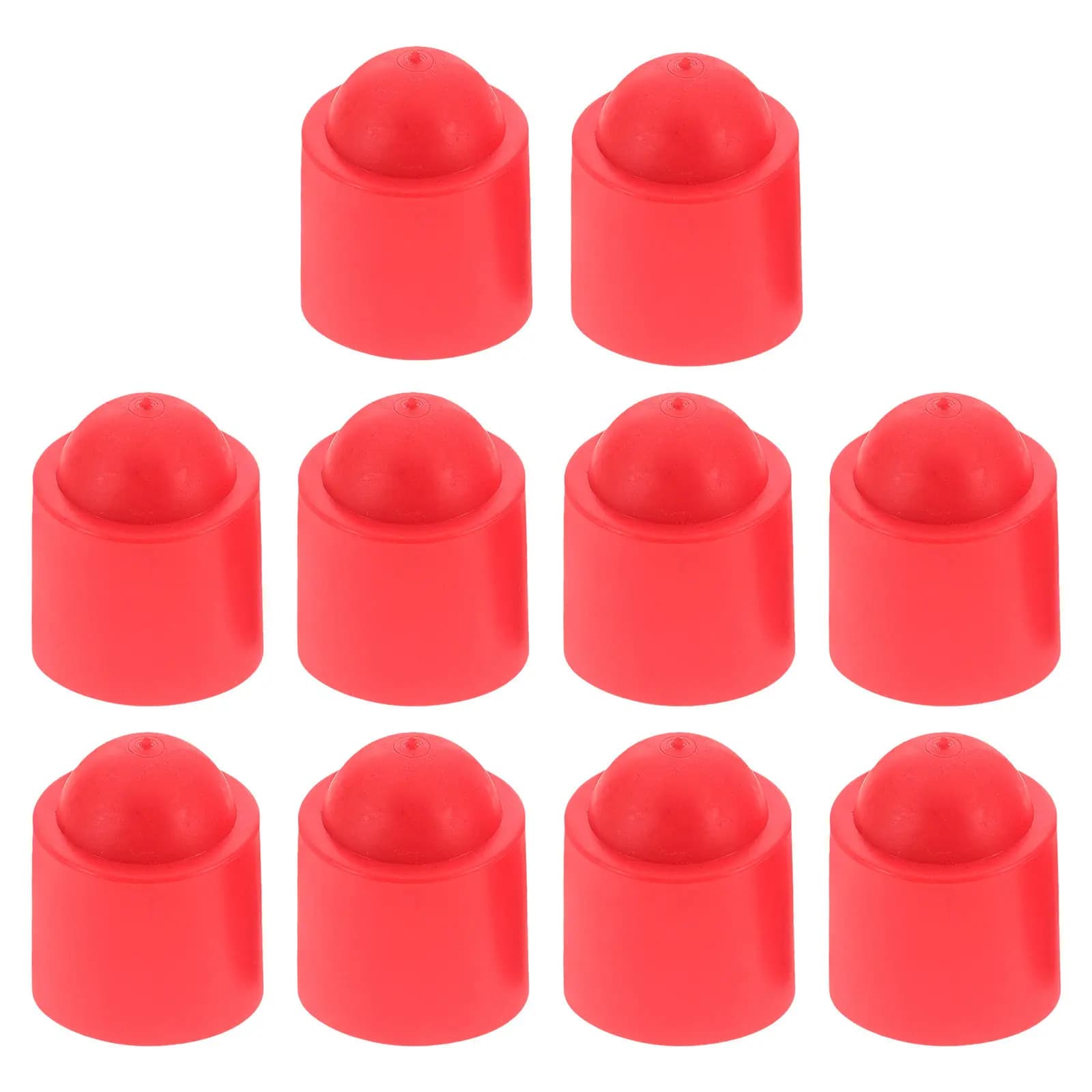 10 Pezzi Protezione per la Coda del Bastone da Biliardo in Gomma, Copertura Antishock Resistente all'Usura, Facile da Applicare per Stecche da Biliardo