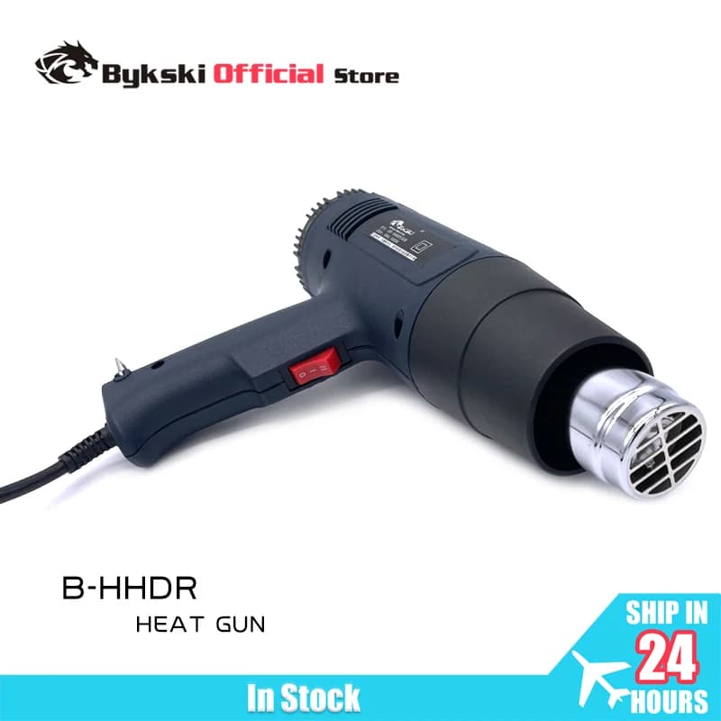 Bykski B-HHDR 1600W Pistola termica Pistola ad aria calda professionale Strumento Temperatura regolabile 60-600 per piegatura acrilica / PETG fai da te