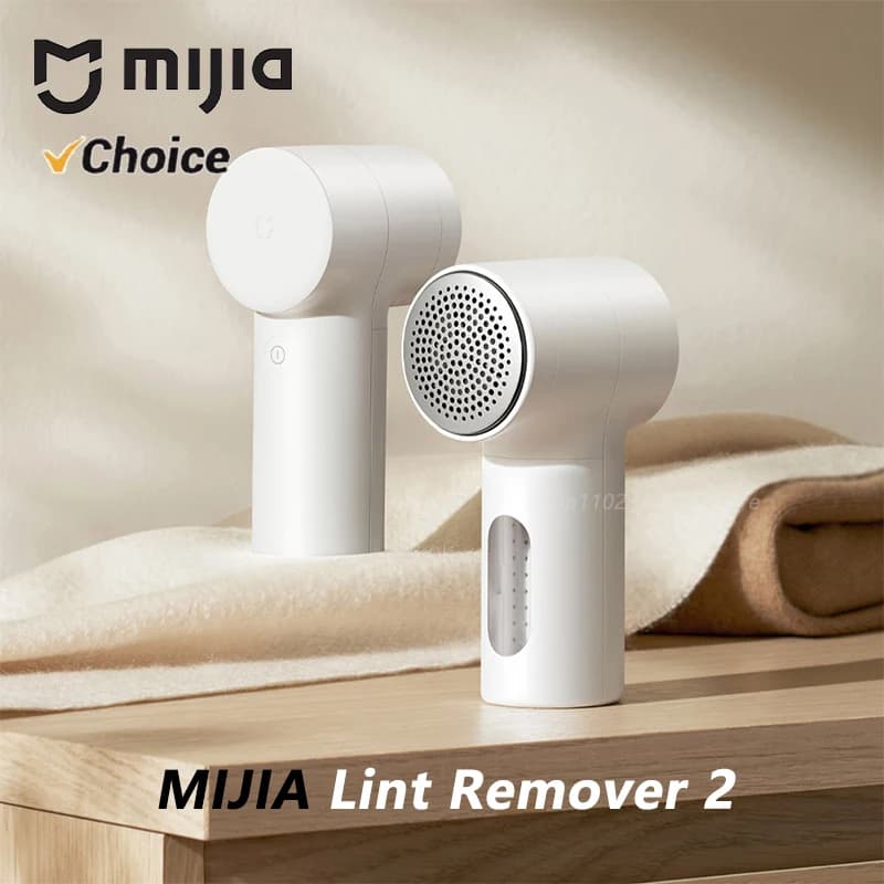 NUOVO MIJIA Levapelucchi 2, Rasoio per Tessuti, Batteria da 180 min, 6 Lame con Forte Aspirazione, Ricaricabile USB, Rimuovi Pelucchi