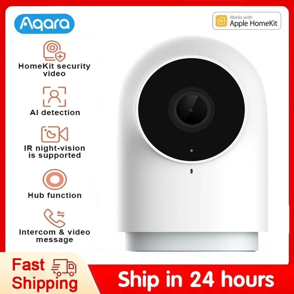 Smart camera Aqara G2H Pro Zigbee 3. 0 Gateway Hub Edition 1080P HD Night Vision WIFI IP Surveilla Camera for Apple Homekit