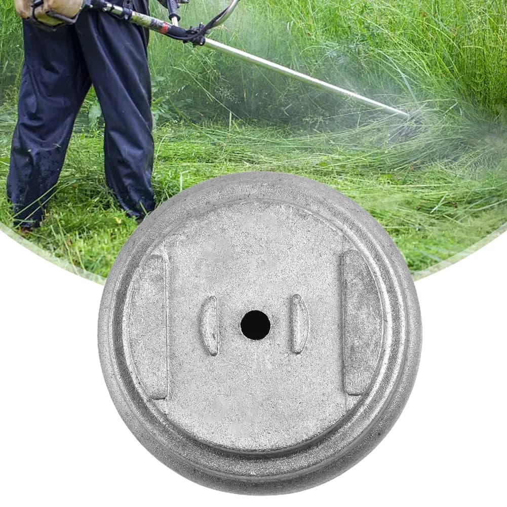 Vendita calda 1 pz metallo erba copertura protezione lama Base giardino elettrico tosaerba coltelli accessori ricarica Wireless trimmer Kit