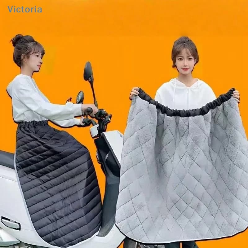1 pz caldo antivento protezione per le gambe in pile ispessito giacca a vento per veicoli elettrici gonna al ginocchio per ciclismo bicicletta elettrica