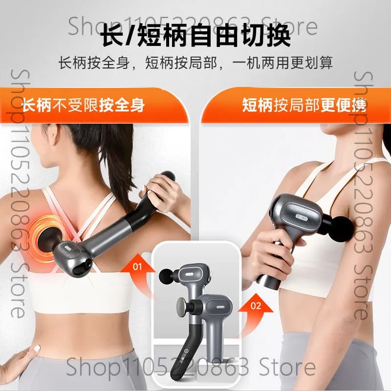 Professional Muscle Massage Gun with Long Sleeve for Collo and Body
