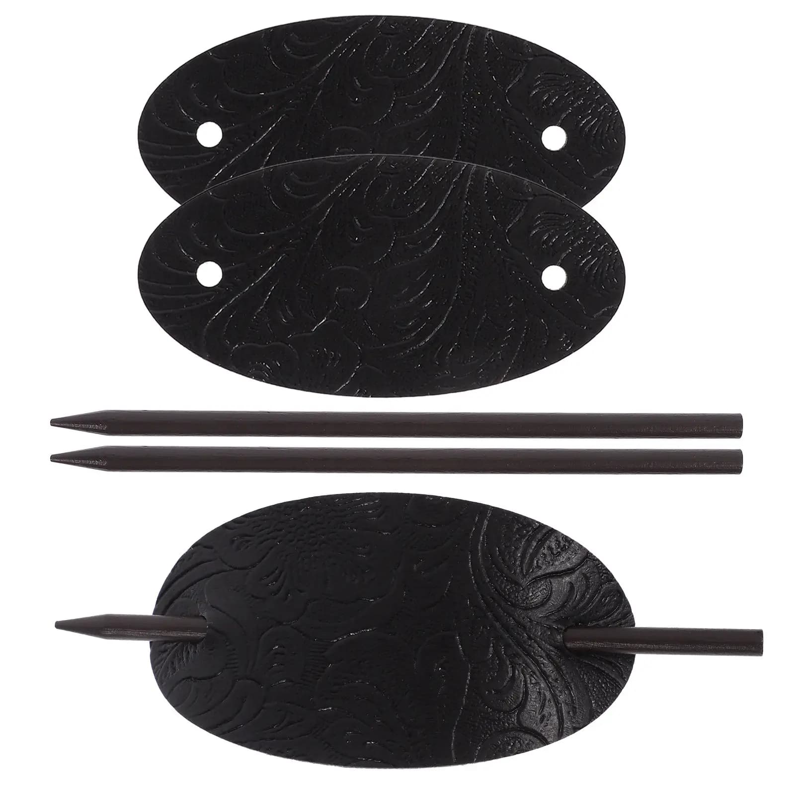 Set di 3 Fermagli per Capelli, Clip per Coda di Cavallo e Accessori Leggeri per Acconciature