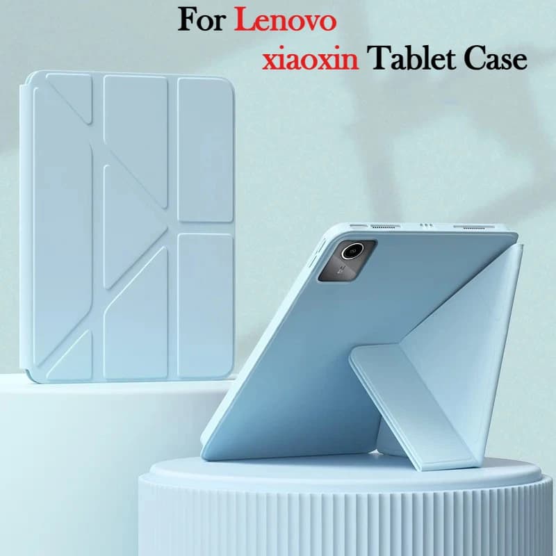 Multi-folding Cover For XiaoxinPad Xiaoxin Pad 2024 11 inch Tablet Case Soft Back Stand For Lenovo Tab M11 TB331FC TB330FU Case