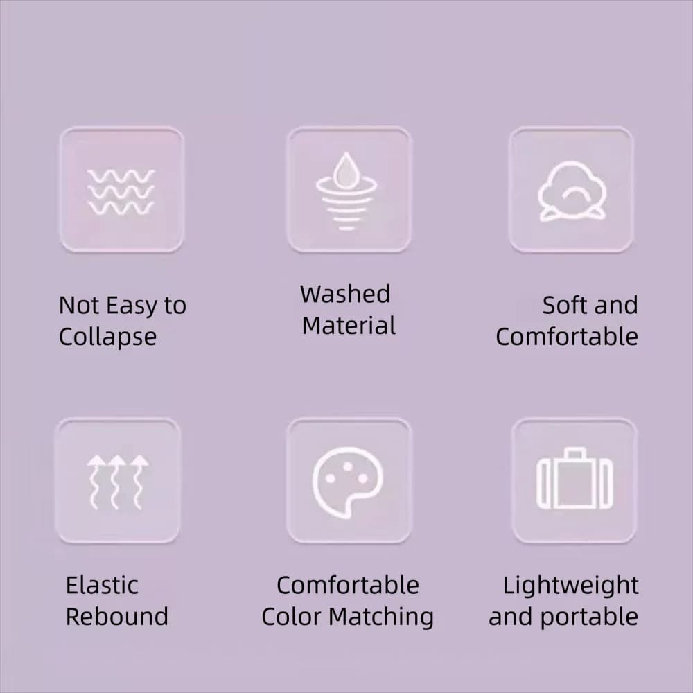 2 pcs yoga knee pad thickened pillow for portable soft elbow support pad for shock absorption light TPE protection kneeling