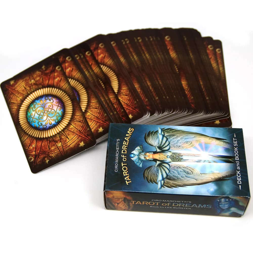 Tarocchi dei sogni Mazzo di 83 carte in inglese completo Gioco di divinazione con carte da gioco Oracle D0LB
