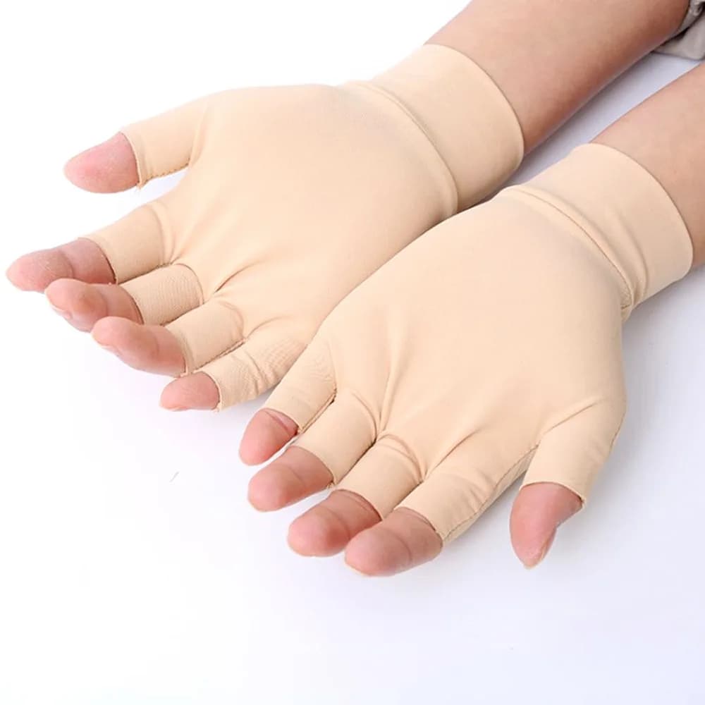 Guanti Magnetici per Artrite con Dita Esposte, Comodi e Traspiranti, Ideali per Ciclismo e Guida