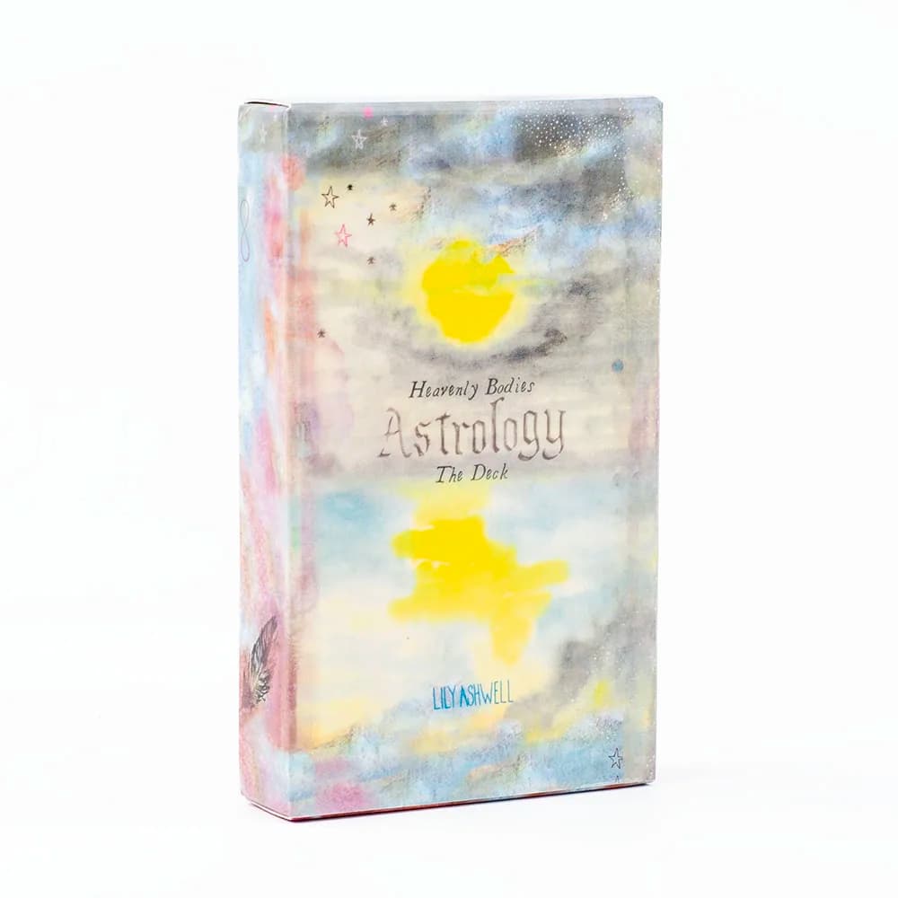 Corpi celesti Astrologia Mazzo di 51 carte Mazzo di carte Divinazione del destino Tarocchi FortuneTelling Party Gioco da tavolo Oracle Set 10,4 x 6,1 cm