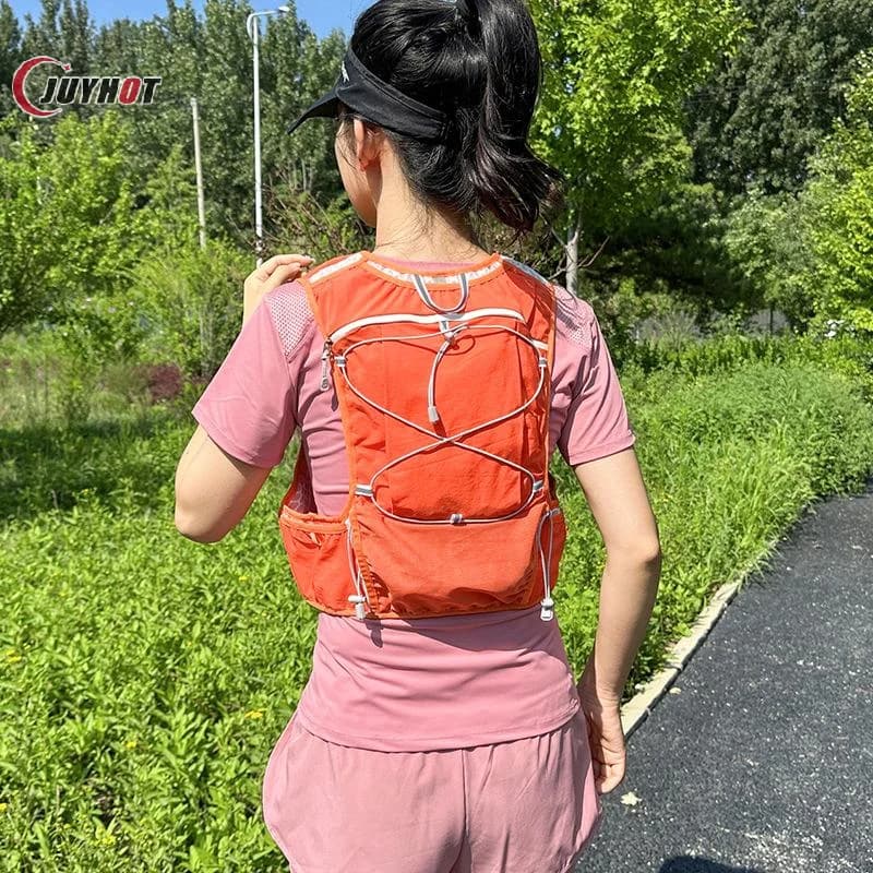 Zaino da trail running ultraleggero con sistema di idratazione per uomo e donna, traspirante, per escursionismo
