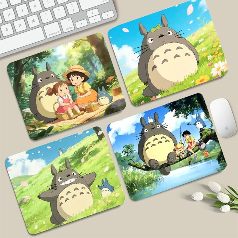 Totoro 18X22cm Mouse Pad Anime Cartoon Gaming Mouse Pad Fashion Mousepad for PC Gamer Desktop Decoration Office Mouse Mat Gifts
