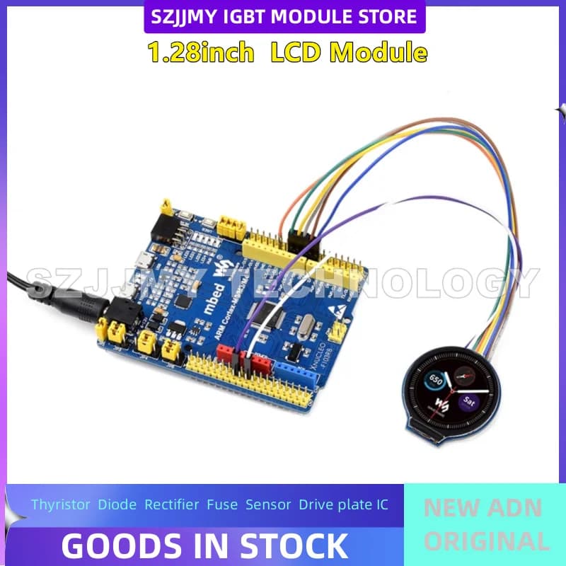 NEW ORIGINAL IN STOCK Raspberry Pi 1.28-inch circular display LCD screen module onboard GC9A01 SPI communication