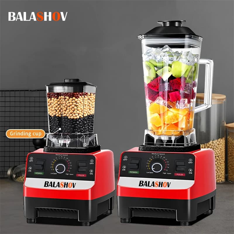 Frullatore commerciale resistente da 2000 W Frullatore stazionario Robot da cucina Frullati di ghiaccio per cucina Frullatore spremiagrumi ad alta potenza BPA gratuito