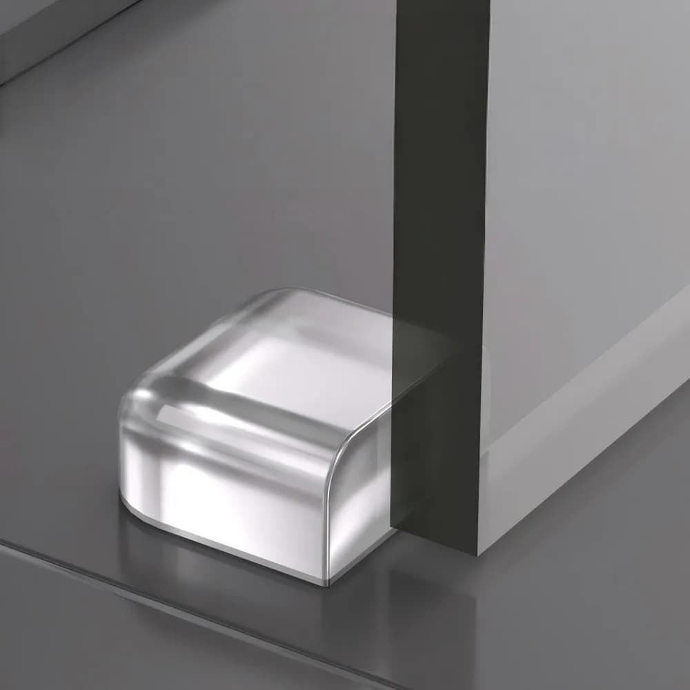1-8pcs Thickened Silicone Door Stopper Clear Wall Guard Self Adhesive Rubber Bumper Pad For Door Knob Cabinet Furniture Corner