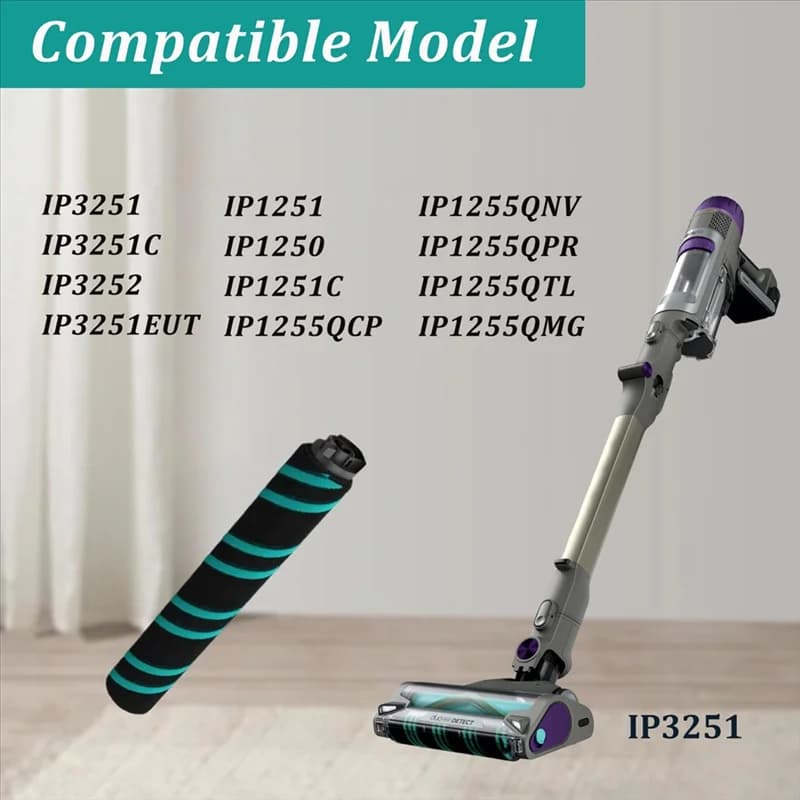 Rulli spazzola CKFAM-2-Pack per accessori per aspirapolvere senza fili Shark IP3251 IP3252 IP3124 IP1251 IP1250